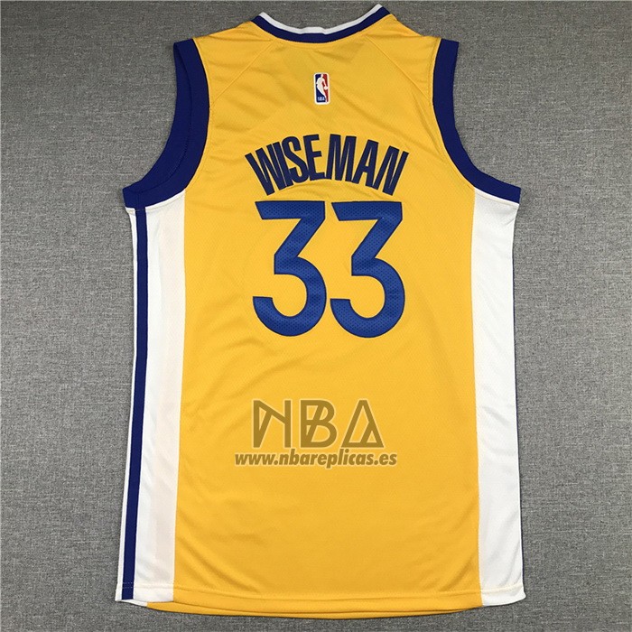 Camiseta Golden State Warriors James Wiseman NO 33 Statement 2020 Amarillo